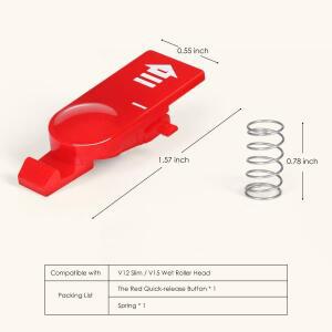 다이슨 V12 슬림 V15 웨트 롤러 헤드 퀵 릴리스 버튼용 | 레드 락 래치 교체 부품