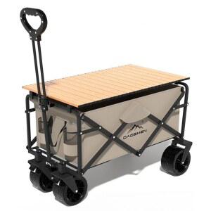 소형 웨건 야외 캠핑 가벼운 폴딩 접이식 여행 트레일러 카트 운반