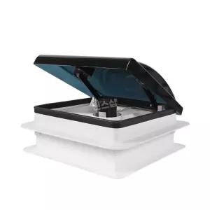 캠핑카 카라반 환기팬 이중팬 천장 화이트커버 무소음 환기 덕트