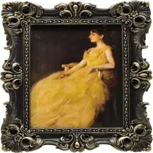 테이블 상판 및 벽 디스플레이 장식용 플로럴 디자인 레트로 홈 데코 사진 갤러리 아트용 CISOO 5x7 빈티지