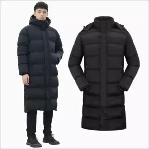 남성 후드 롱패딩 겨울 방한 아우터 베이직 점퍼