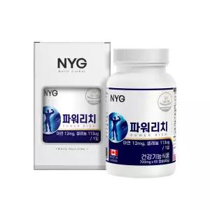 뉴일리 파워리치 아연 셀레늄 면역력 남성 활력 700mg x 60캡슐