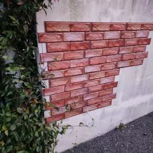 셀프 인테리어 3D 벽돌 벽지 스티커 시트지 10P