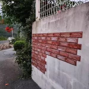 셀프인테리어 3D 벽돌 벽지 스티커 10매입