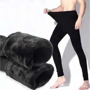 겨울 한파 발열 스판 융털 남성 내의 바지 레깅스