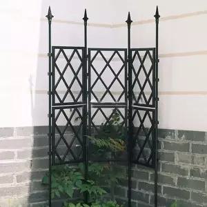 파티션 블랙 지지대 플랜트 3칸 130cm A정원 식물