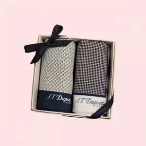 듀퐁 25년SS 순면 손수건 2매 세트 SE5S002GE SE5S005NY 4016528