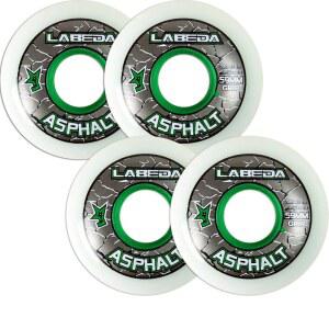 [미국배송] 라베다 아스팔트 아웃도어 인라인 롤러 하키 휠 59MM 흰색 83A 4팩