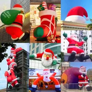 크리스마스 눈사람 모자 풍선 벌룬 빨간 목도리