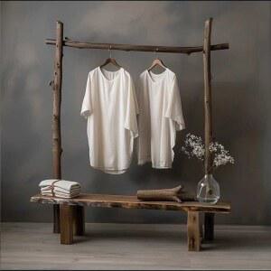우드 옷걸이 옷가게 원목 모자걸이 레트로 1 2m 방부목 B스타일 x 1 6m 가방