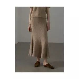 스커트 치마 미니 니트 가을 여사친 알파카 밴딩 힙 워머 근육감 CH3