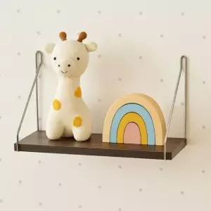 [SBD] 무타공 월넛 무타공인테리어벽선반  벽선반 거실인테리어벽선반 30x19.5cm