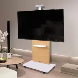 TV스탠드 이동식 원목 T60 티비 거치대 TV선반 TV받침대