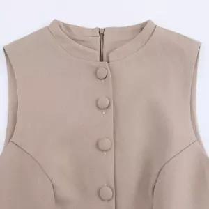 엘럽 봄 여친 반바지 스트리트 단추 점프슈트 원템1