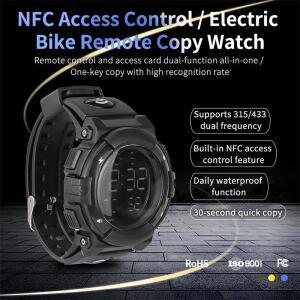 스마트 워치 클론 리모컨 433Mhz 315Mhz 키 복제기 NFC 클로닝 전자식 출입 통제용