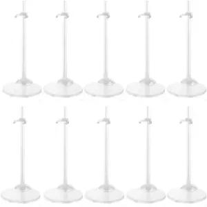 E-TING 투명 인형 홀더 스탠드 지지대 9인치-12인치 - 10팩