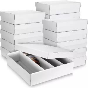 농구 게임용 골판지 수집을 위한 Seajan 16개 3200개 카운트 트레이딩 카드 보관함 수분 스포츠 박스 벌크