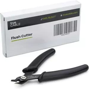 진정한 CABL 정밀 샤프 플러시 커터 1팩 이더넷 케이블 준비용 와이어 커팅 플라이어 전자제품 보석 및