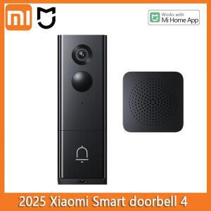 샤오미 스마트 초인종 4 고화질 적외선 듀얼 렌즈 홈 무선 캣아이 틈새 카메라 미홈 앱 연동