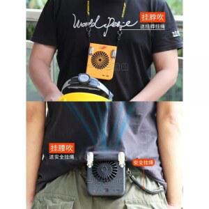 허리 장착형 냉각팬 선풍기 기사 가능한 야외 USB 06W920B/배터리 택배 1개/4800mAh 교체 배터리 충전 작업