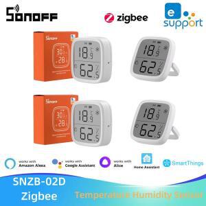 SONOFF SNZB-02D Zigbee 온도 습도 센서 LCD 조절기 감지기 Ewelink Alexa Google 홈으로 스마트 홈 작업