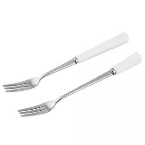 [하프클럽/브이와이]화이트 도자기 사각 티포크