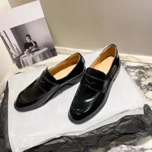 엘럽 여성 빈티지 윙팁 구두 로퍼 수제화 옥스퍼드화 라운드 진피 옥스퍼드 작은 박템5