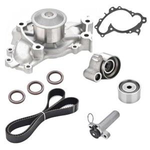 TBK257 3.0 엔진 타이밍 벨트 키트(워터 펌프 TKT-024 포함) 1994-2004 토요타 캠리 아발론 시에나 솔라라 렉서스 ES300 RX300 3.0L V6 1MZFE DOHC 호환