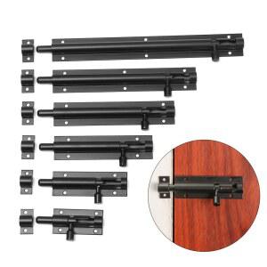 대형 정원 게이트 창고 슬라이딩 문짝 버클 타워 볼트 래치 캐치 홈 하드웨어 블랙 실버 컬러 2 8 인치 헤비 듀티