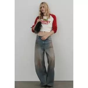 ZARA 자라 THE MUPPETS ⓒDISNEY 긴소매 티셔츠 - 화이트 121414