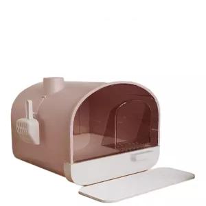 고양이 화장실 배변통 밀폐형 변기 서랍식 냄새차단