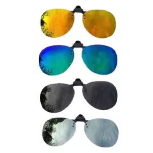 편광미러선글라스 자외선차단 편광 미러 클립 선글라스 L 안경장착 1P