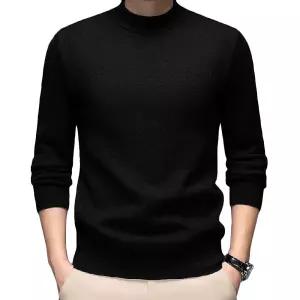 인기 남성 반목 목폴라 니트 스웨터 간절기 티셔츠 wYH6+9Ngq