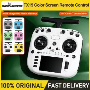 라디오마스터 TX15 컬러 스크린 리모컨 ELRS 오픈 소스 시스템 왼손잡이용 V5.0 홀 조이스틱 모델 비행기