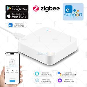 EWelink 다중 모드 ZigBee 게이트웨이 허브 무선 스마트 가전 원격 컨트롤러 브리지 지원 Alexa Google Hom