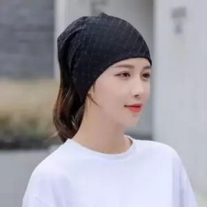 원형스카프 로즈앤 멀티 스카프 비니 헤어 두건 블랙 2p 세트