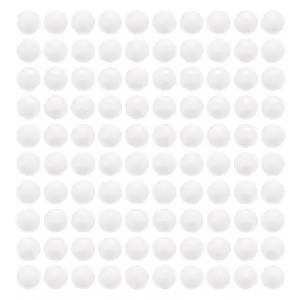 uxcell 200pcs POM 베어링 볼 4.5mm 고체 플라스틱 정밀