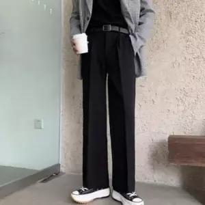 [SBD] 팬츠 세미와이드 블랙 와이드 슬랙스 남자