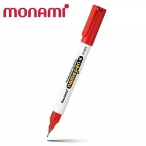 [문구] 1다스 모나미 네임펜x가는글씨용 레드 12자루