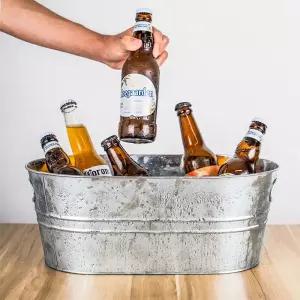 레트로 얼음 양동이 대용량 와인 버킷 야외 버켓 칠링 스텐