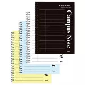 [문구/오피스] 하드커버 유선 스프링 캠퍼스 노트 랜덤 3P 연습장