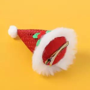 [마이모노샵][마이모노샵] 산타모자 유아용 이벤트용 머리핀 3개 트리꾸미기 (26141604)