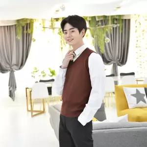 교복몰 보풀방지 와인네이비라인 교복조끼(남자) 교복 YGg3+6vGZ