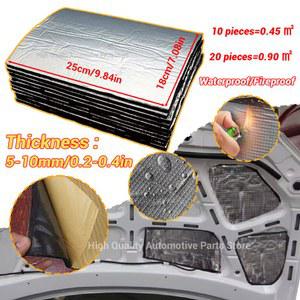 5/10MM 사운드 데드너 단열 매트 자동차 방음 데드닝 절연 후드 액세서리 인테리어