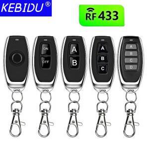 433Mhz RF 리모컨 온오프 버튼 학습 코드 EV1527 스마트 홈 송신기 (LED 조명, 자동차 게이트, 차고 문, 알