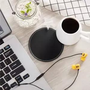 ToB 가죽 코스터 티코스터 컵받침 원형 인조가죽