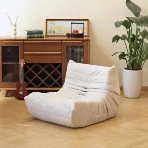 N V 파이어사이드 의자 미드 센추리 암리스 플로어 소파 소프트 프리미엄 샤닐 라운지 거실 침실 및