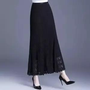 치마 봄 여성 머메이드 쉬폰 하이웨스트 힙업 레이스 CH1