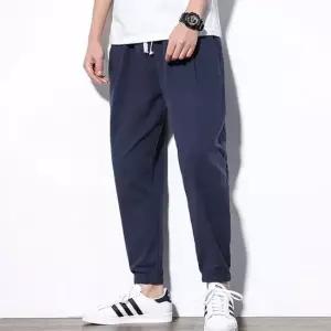 남성 여름 배기 밴딩린넨조거팬츠 9부 조거바지 5컬러 아웃도어 레저팬츠 밴딩 면바지