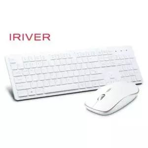 노트북 아이리버 무선마우스+키보드SET 화이트 WMK5000W